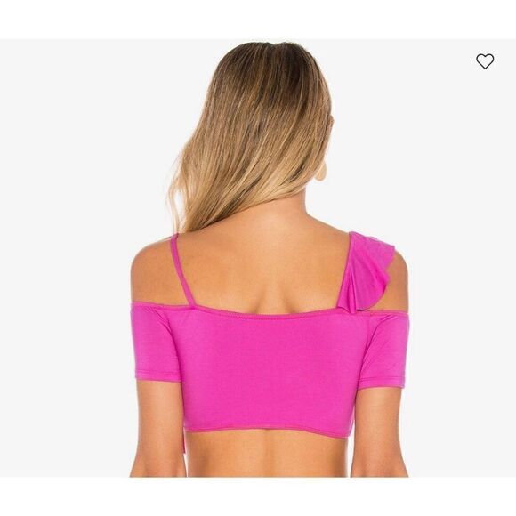 NWOT House of Harlow 1960 x REVOLVE Muriel Top in Magenta Pink Size S - Picture 2 of 4